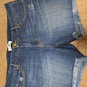 Cabi Denim Jean Shorts.  Size 14